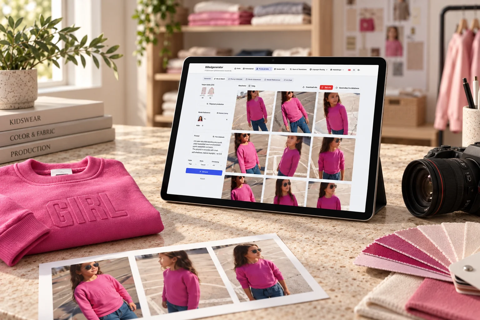 AI Product Content Studio — supplerende visning