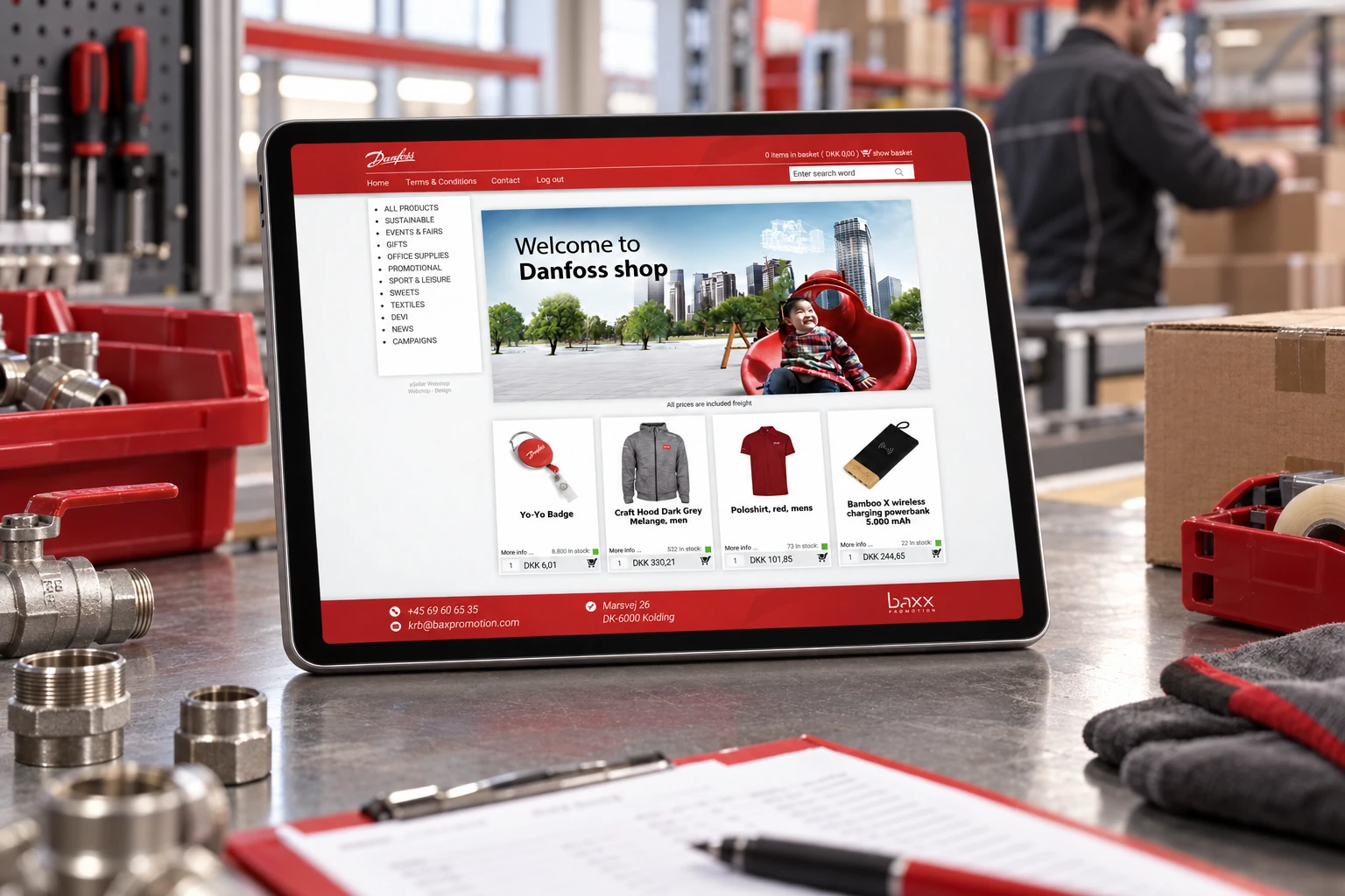 Danfoss — kundetilpasset B2B-shop