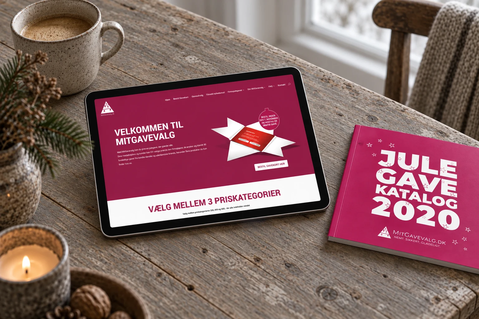 MitGavevalg.dk — Miljø og design